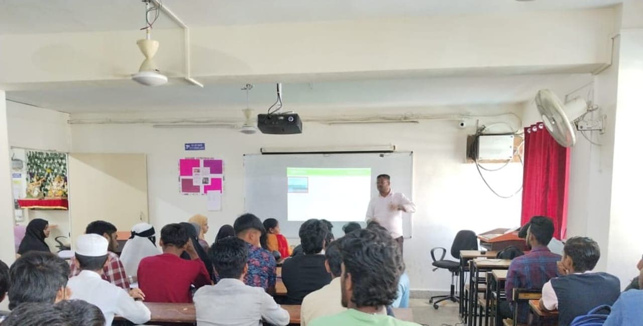 Students attending a session in an FCC classroom