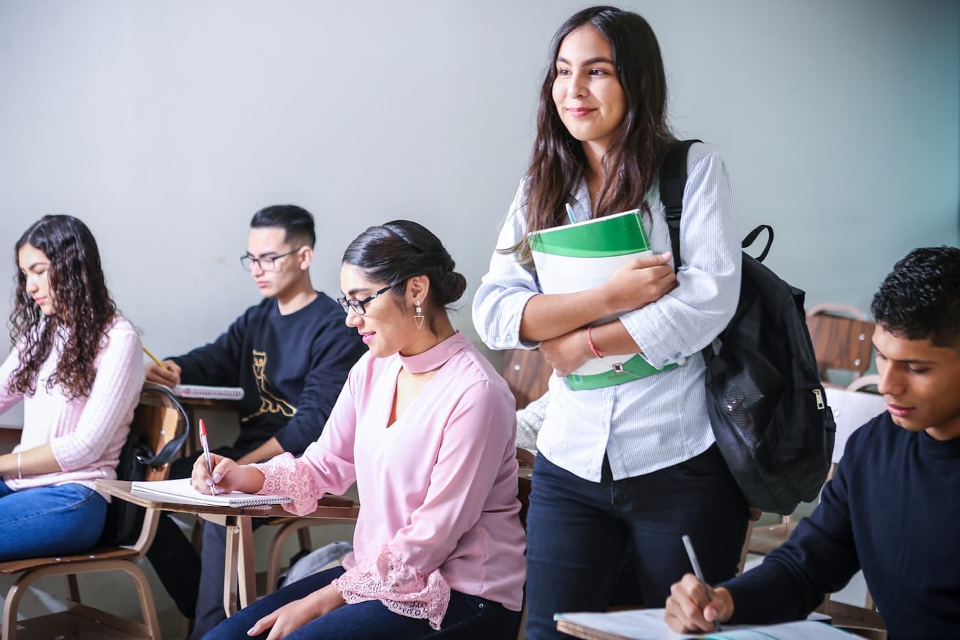 Students in class at Foresight College of Commerce